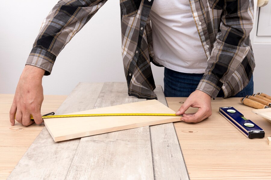 Professional plywood installation