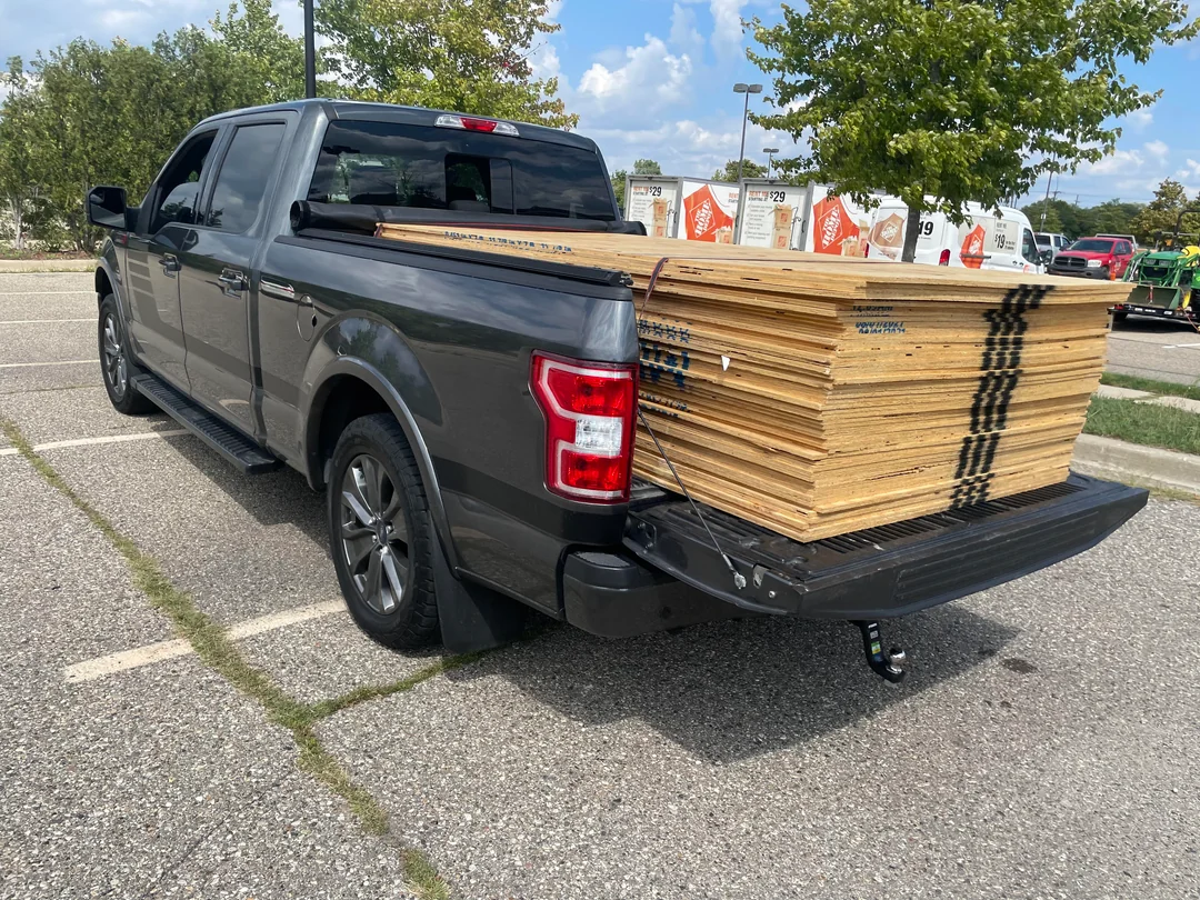 Truck with cargo